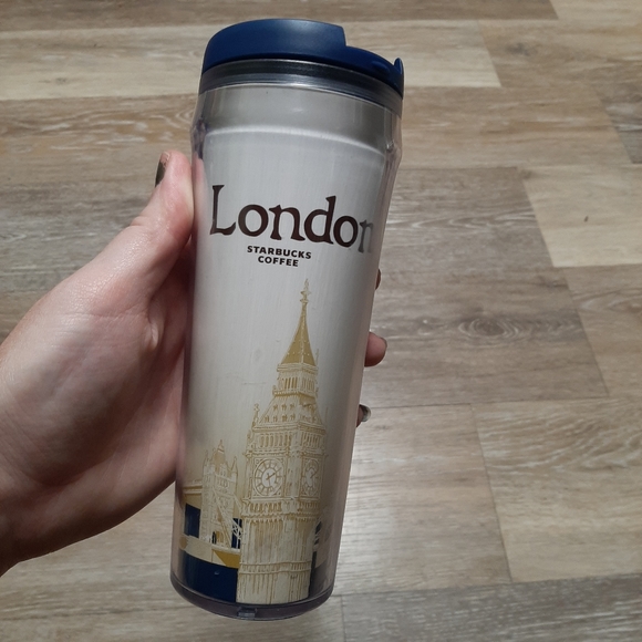 Starbucks London Travel Tumbler Coffee Cup, 2004 Global Icon Series, 12oz.